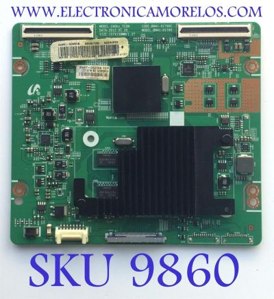 T-CON PARA TV SAMSUNG / NUMERO DE PARTE BN95-00581B / BN41-01790C / BN97-06373B / BN9500581B / SUSTITUTAS BN95-00581D / BN95-00711A / PANEL LTJ460HQ10-V / MODELOS UN46ES7500FXZA TS01 / LH46UEAPLGC/ZA / UN46ES7100FXZA / UN46ES7500FXZA / UN46ES8000FXZA	